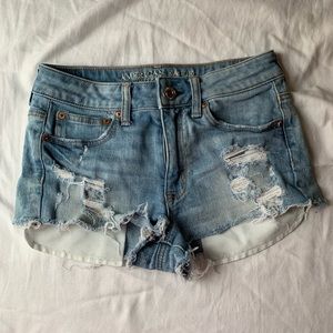 American eagle high waisted shorts